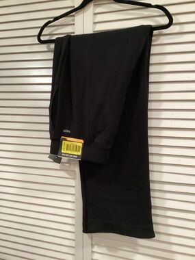 Pacific Trail Black basic pull on pocketed lined joggers XL
